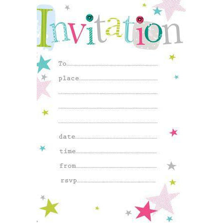 Open Party Invitations