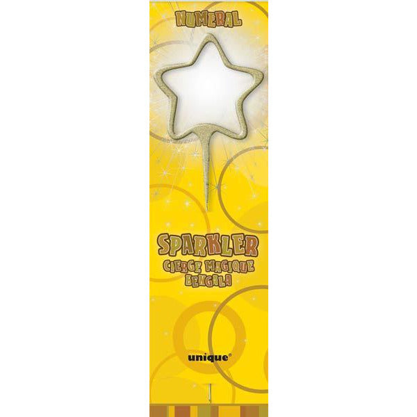 Star Shaped Gold Sparklers