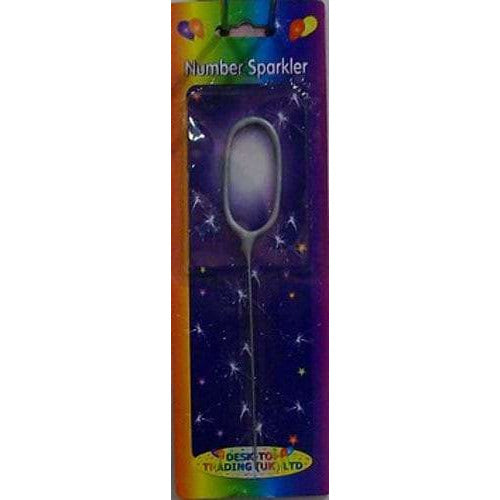 Silver Number 0 Sparklers