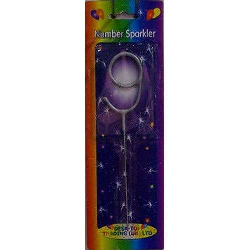Silver Number 9 Sparklers