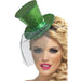 Mini Green Glitter Top Hat