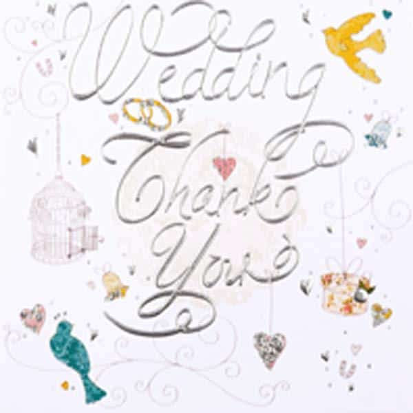 Wedding Thank You Invitations x6