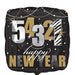 Zebra New Year foil balloons
