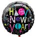 Playful Happy New Year Foil Balloons