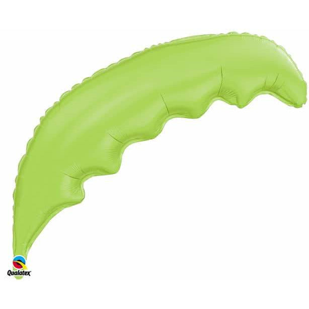 Lime Green Palm Frond Foil Balloon