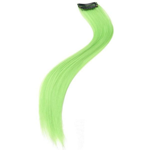 Neon Green Hair Extensions x2