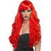 Long Red Curly Wigs With Fringe