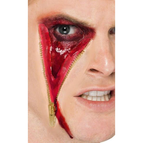 Zip Face Scar Latex Make Up