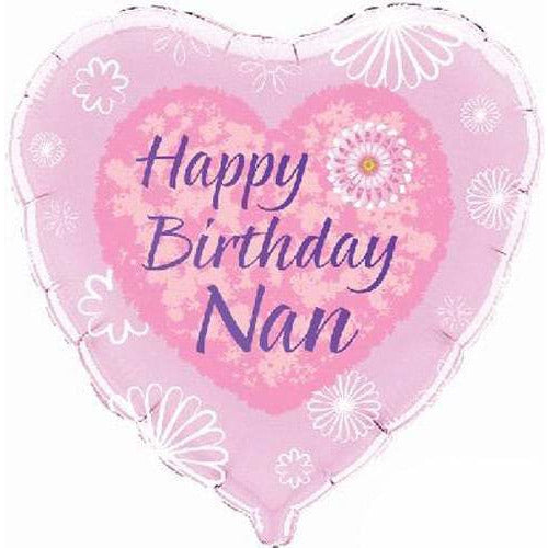 Happy Birthday Nan Foil Balloon