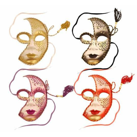 Masquerade Face Mask With Tassel