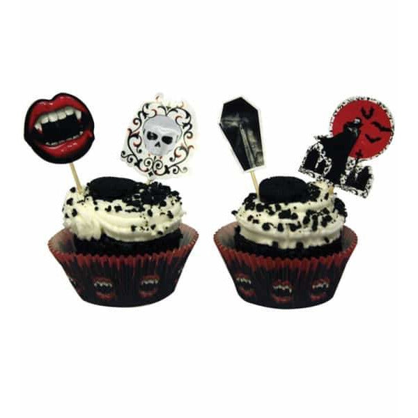 Fangtastic Halloween Cupcake Case And Picks