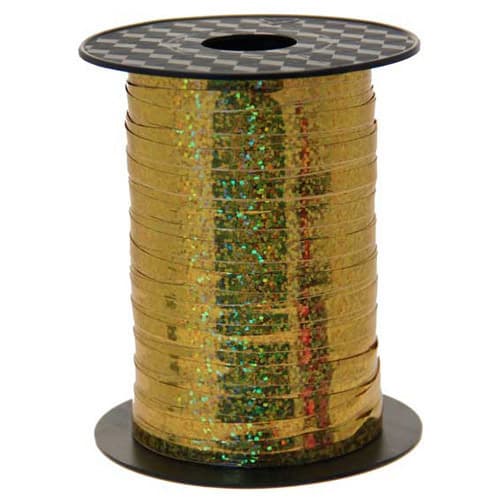 Gold Holographic Curling Ribbon
