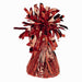 Red Fringed Foil Balloon Weights