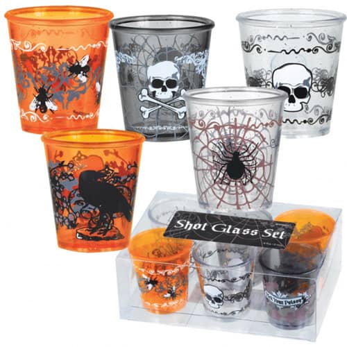 Halloween Shocktail Shot Glass Set x6