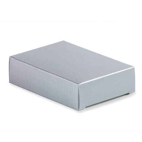Silver Embossed Cake Box x10