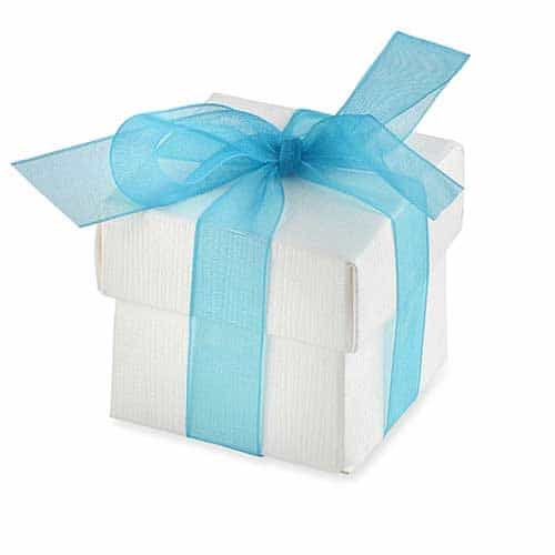 White Favour Box And Lid x10