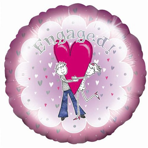 Engaged Foil Balloon