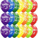 Happy Birthday To You Music Notes Latex Balloons x25