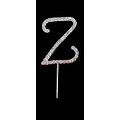 Letter Z Diamante Cake Picks