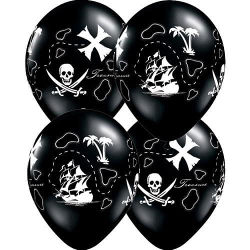 Pirates Treasure Map Latex Balloons x50