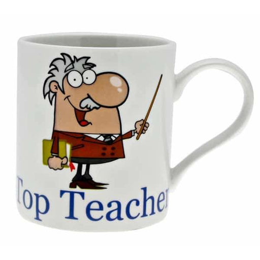 Male Top Teacher Mugs