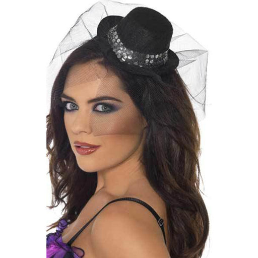 Mini Top Hat With Sequins