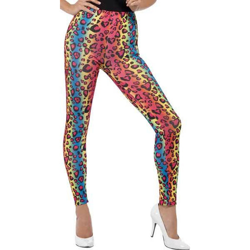 Neon Leopard Print Leggings