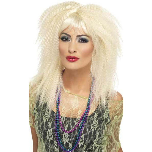 Ladies 80s Trademark Crimp Wigs