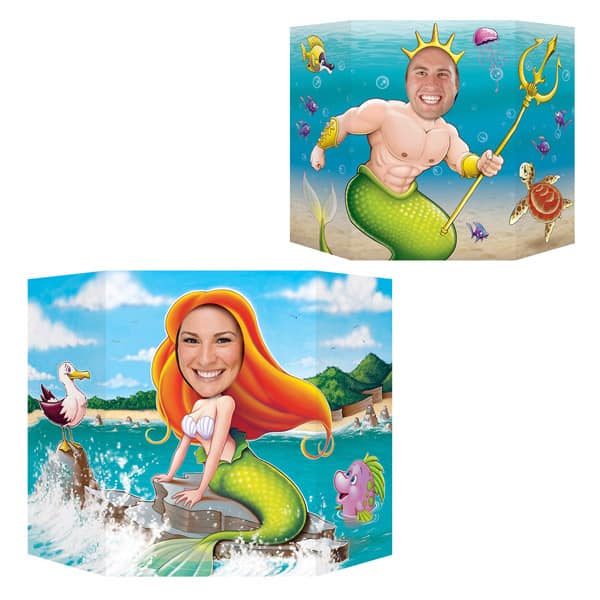 Mermaid And King Neptune Photo Prop Decorations