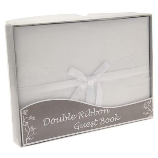 Double Ribbon Guest Book