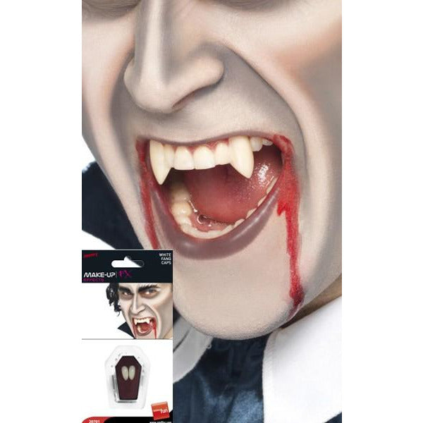 Vampire Fangs Tooth Caps White
