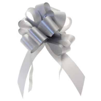 Silver 2 Inch Pull Bows x20