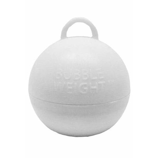 White Bubble Balloon Weights 1pk