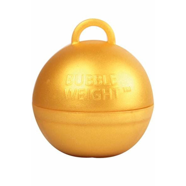 Gold Bubble Balloon Weights 1pk