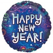 New Year 18 Inch Foil Balloon