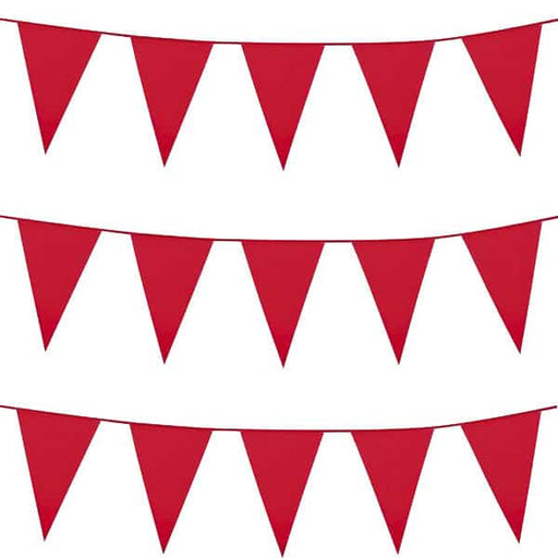 Red Giant Pennant Bunting