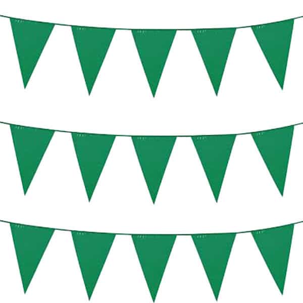 Green Giant Pennant Bunting