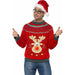 Reindeer Light Up Christmas Jumper