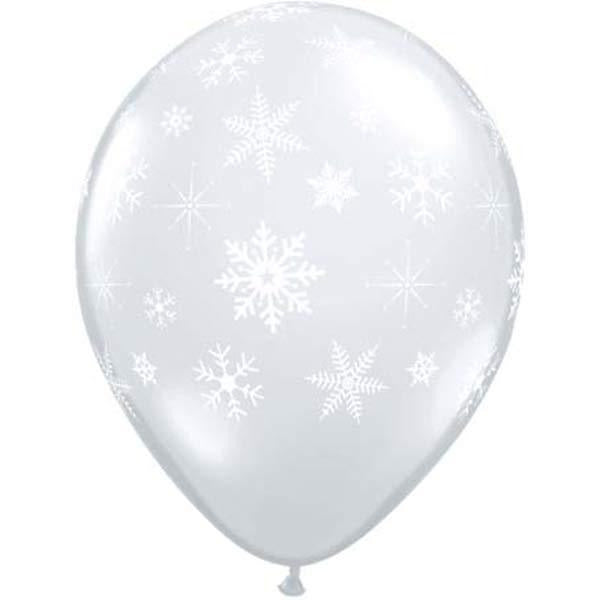 Snowflakes And Sparkles Diamon Clear Latex x50