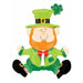Sitting Leprechaun Air Filled Balloon