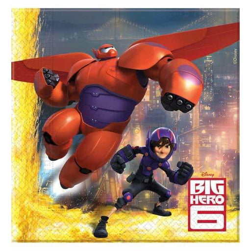 Disney Big Hero 6 Lunch Napkins 20pk