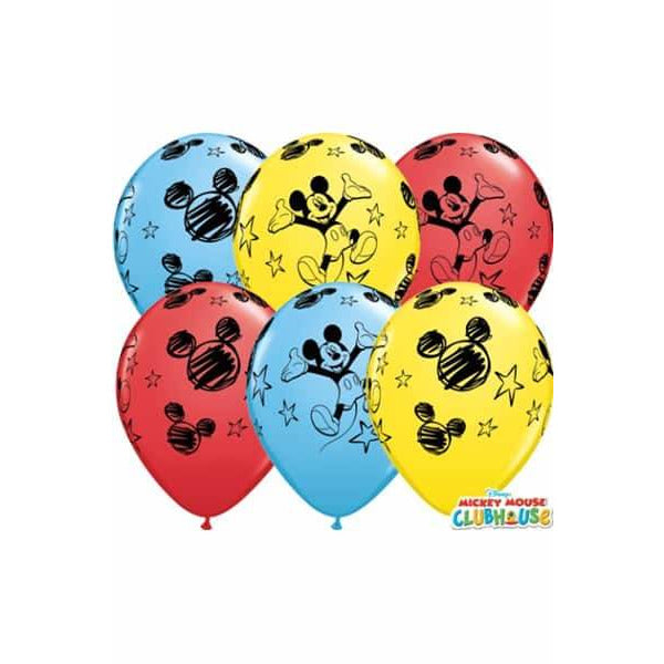 Mickey Mouse Balloons 25pk