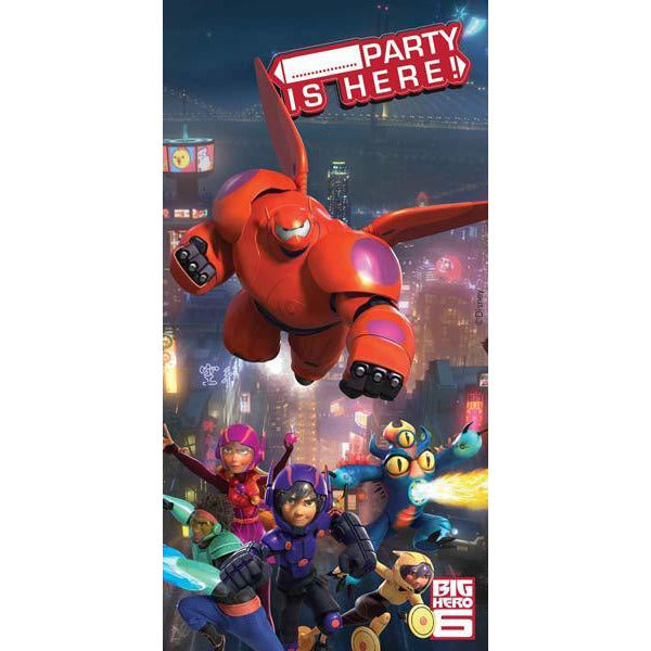 Disney Big Hero 6 Party Door Banner