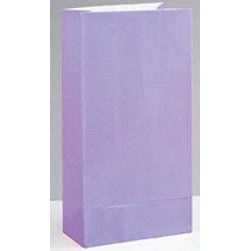 Lavender Paper Party Bag x 12
