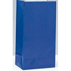 Royal Blue Paper Party Bag x 12