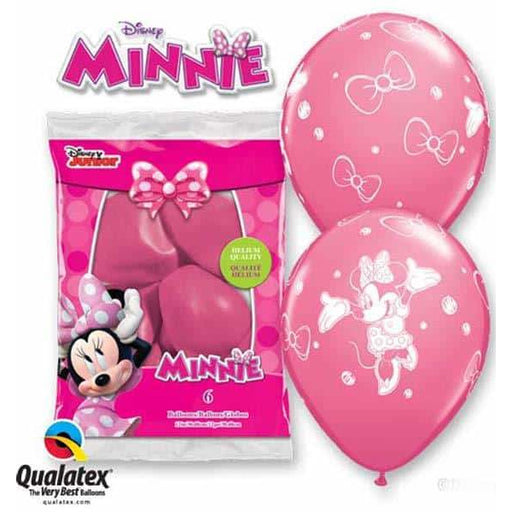 Minnie Latex Balloons 6pk