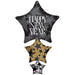 Happy New Year Stacker Foil Balloons