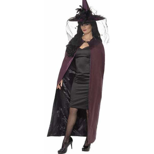 Purple Deluxe Witches Cape