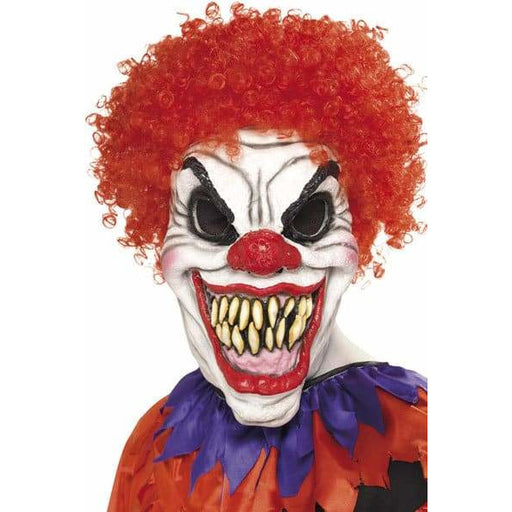 Scary Clown Mask With Hair