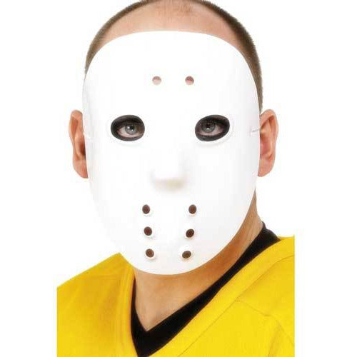 White Hockey Face Mask